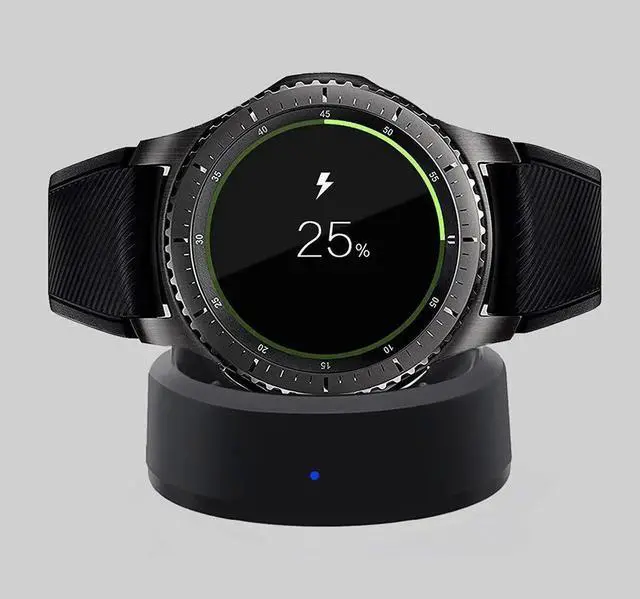 Alt view image 7 of 7 - Galaxy Gear S3 Charger Wireless Replacement Charger Charging Cradle Dock for Samsung Galaxy Gear S3 Classic / Frontier Smart Watch