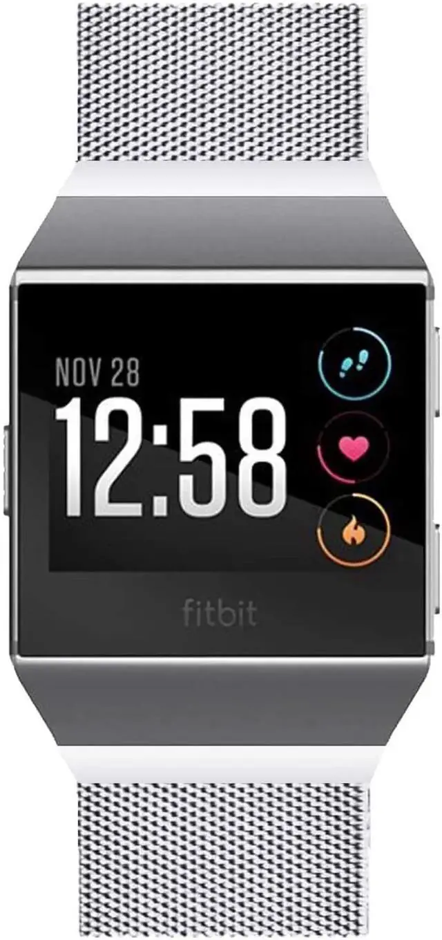 Alt view image 7 of 7 - Werleo Compatible with Fitbit Ionic Bands Metal Stainless Steel Small & Large Strap Comfortable Adjustable Closure Wrist Sport Band Replacement for Fitbit Ionic Smart Watch