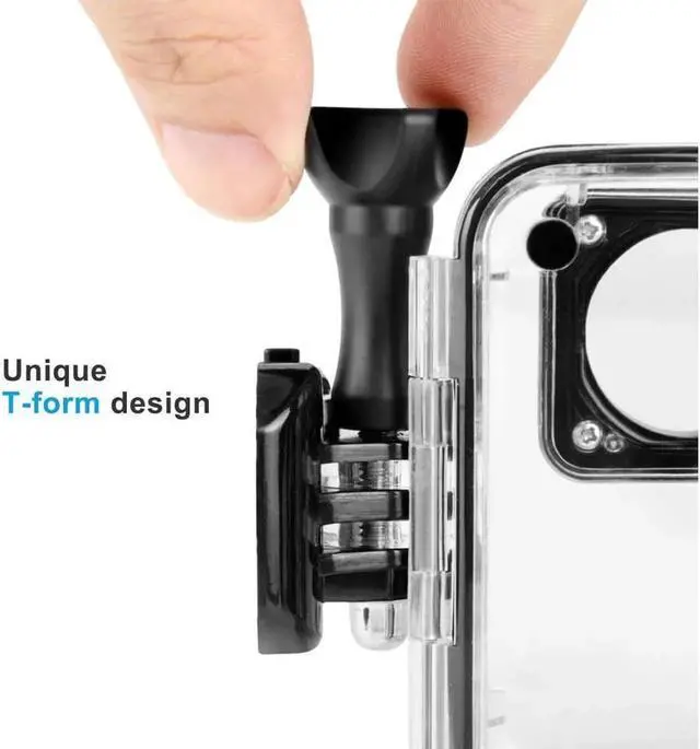 Alt view image 6 of 7 - 40mm Discovery 4K Diving Protective Case for Xiaomi 4K / Yi 4K+ / Yi Lite / YI 40m with Bracket