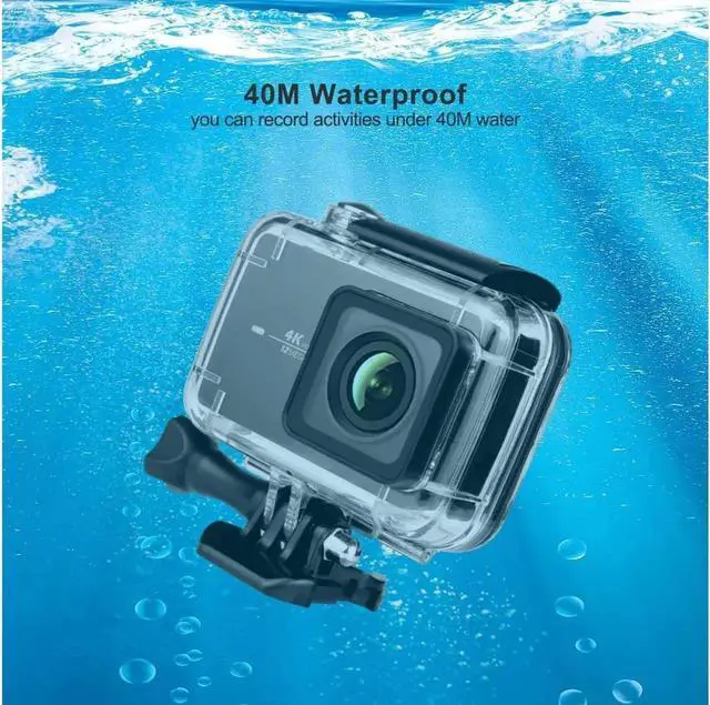 Alt view image 5 of 7 - 40mm Discovery 4K Diving Protective Case for Xiaomi 4K / Yi 4K+ / Yi Lite / YI 40m with Bracket