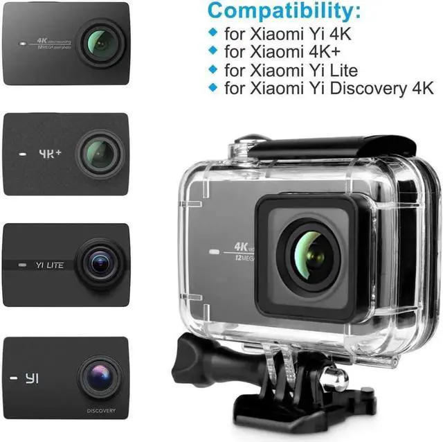 Alt view image 2 of 7 - 40mm Discovery 4K Diving Protective Case for Xiaomi 4K / Yi 4K+ / Yi Lite / YI 40m with Bracket
