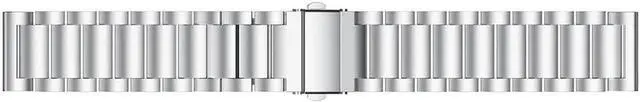 Alt view image 3 of 5 - Werleo Compatible for Garmin Vivoactive 3 Watch Band 20mm Stainless Steel Watch Strap for Garmin Forerunner 645 / Forerunner 245 / Samsung Galaxy Watch 42mm / Galaxy Watch Active 40mm Smart Watch