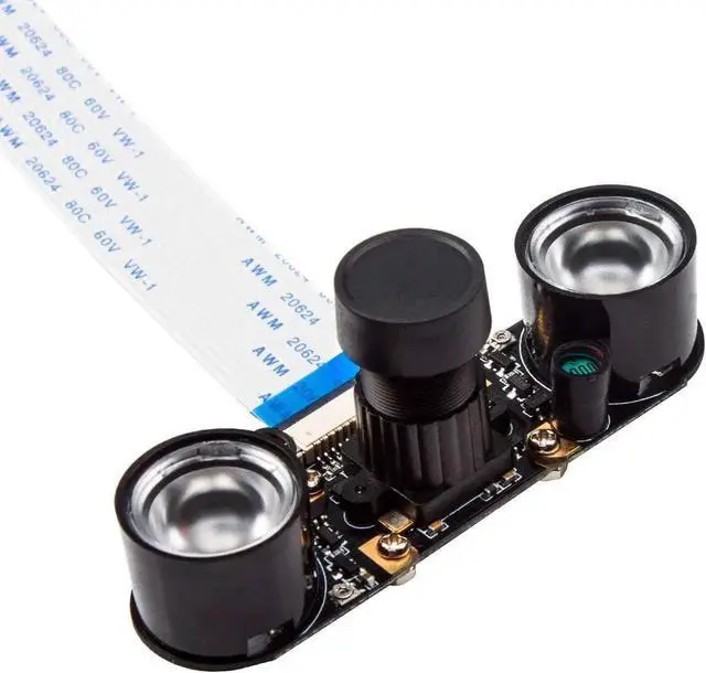 Alt view image 3 of 7 - Werleo for Raspberry PI Camera Module 5MP 1080p OV5647 Sensor HD Video Webcam Supports Night Vision for Raspberry Pi Model B B+ A+ RPi 3 2 1 with FFC Cable - Raspberry pi Camera