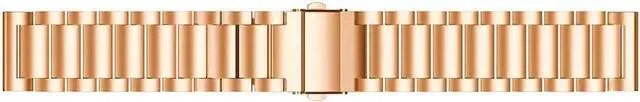 Alt view image 3 of 6 - Werleo Compatible for Garmin Vivoactive 3 Watch Band 20mm Stainless Steel Watch Strap for Garmin Forerunner 645 / Forerunner 245 / Samsung Galaxy Watch 42mm / Galaxy Watch Active 40mm Smart Watch