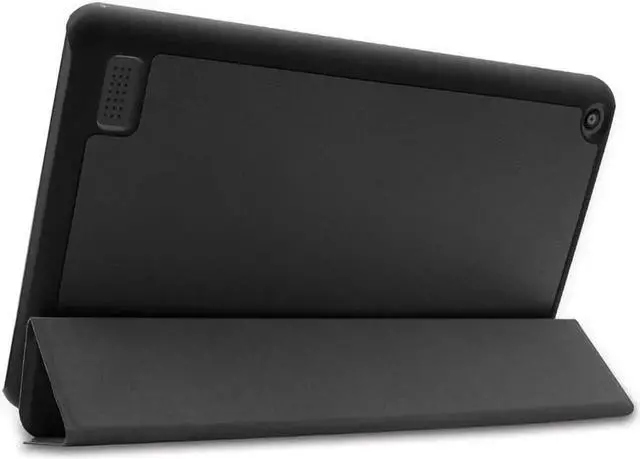 Alt view image 3 of 7 - Werleo Protective Case for Amazon All New Fire 7 2019 9th Generation 2019 Release - Light Weight Shock Proof Convertible Handle Stand Kids Cover for Fire 7 Tablet 9th Gen 2019 Release Black