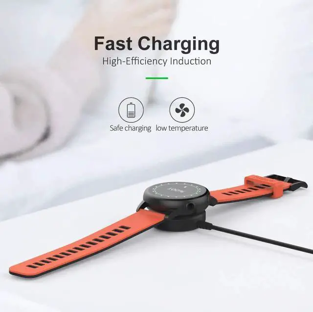Alt view image 7 of 7 - 2-Pack Compatible with Samsung Galaxy Watch Active / Active 2 Charger Dock Wireless Charging Cable for Samsung Galaxy Active 1 / Active 2 Watch SM-R500 / SM-R820 / SM-R830
