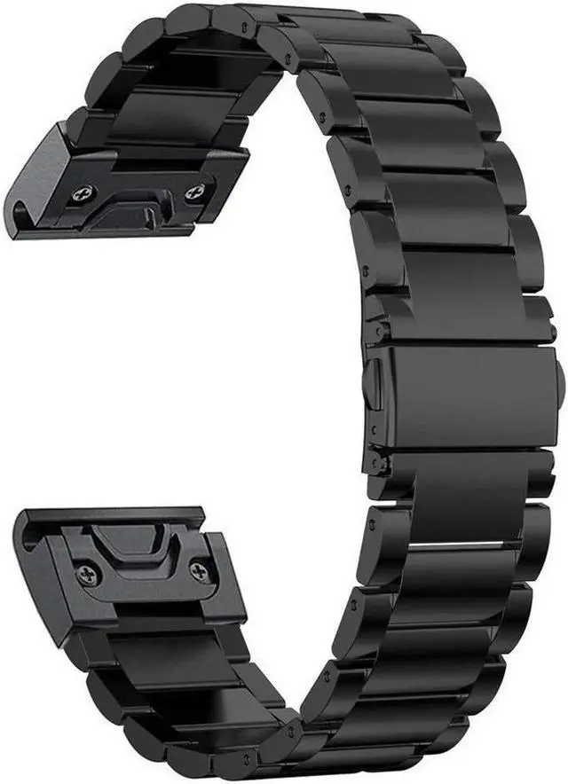 Main image of Fenix 5X / Fenix 5X Plus Bands 26mm Quick Release Easy Fit Stainless Steel Metal Bands Replacement Strap Bracelet for Garmin Fenix 5X / 5X Plus / Fenix 3 / 3 HR / Quatix 3 / D2 / Tactix