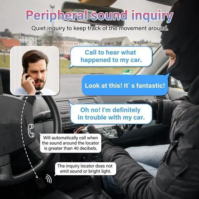 Alt view image 7 of 7 - GPS Tracker for Vehicles, Mini Magnetic GPS Real time Car Locator, Full USA Coverage, 2G Network Coverage, Long Standby GSM SIM GPS Tracker for Vehicle/Car/Person