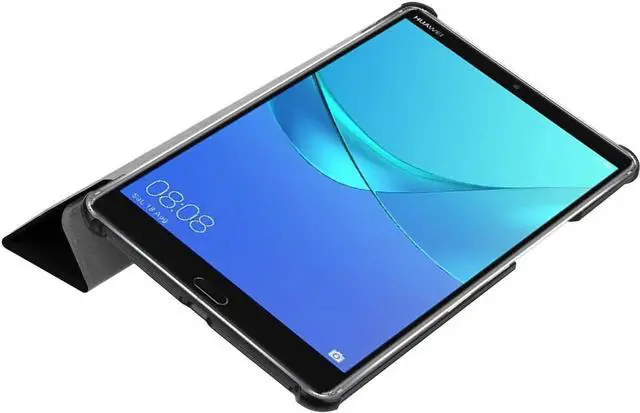 Alt view image 5 of 6 - Case for Huawei MediaPad M5 lite 8.0 inch Tablet (Model: JDN2-AL00 / JDN2-W09) Smart Trifold Stand Cover with Auto Sleep Wake for Huawei MediaPad M5 8.0 inch
