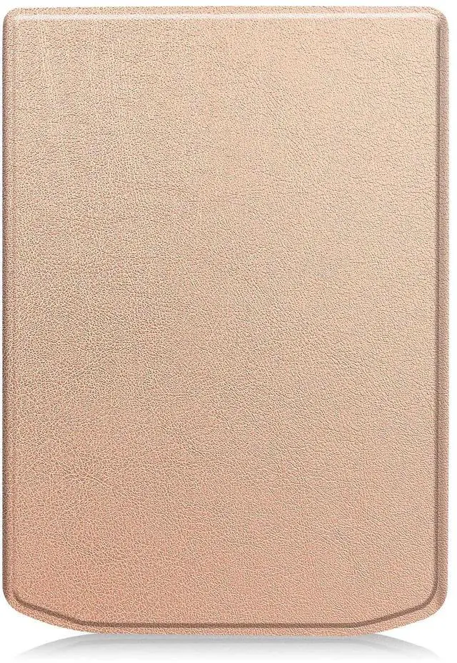 Alt view image 3 of 7 - Case for Pocketbook Verse PB629 / Verse Pro PB634 / Lite E-Reader 6 Inch, Slim Hard Shell Smart Protective Cover with Multi-Angle Stand, Auto Sleep/Wake Rose Gold