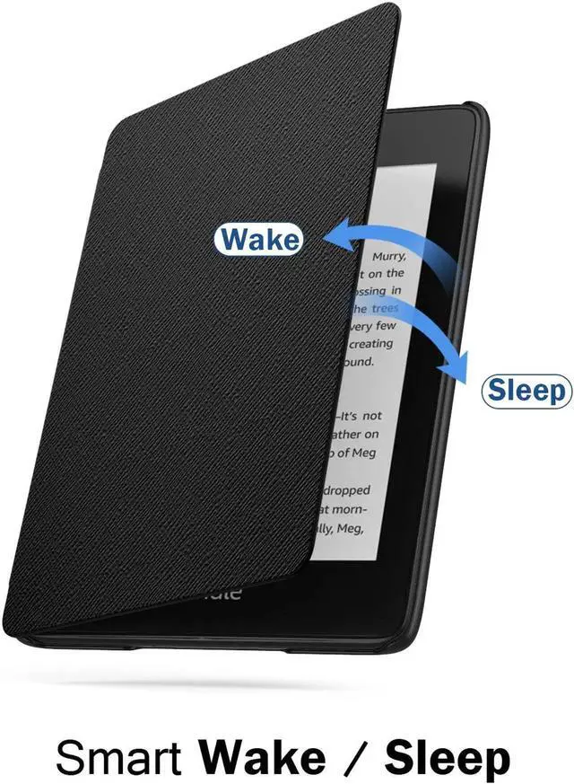 Alt view image 3 of 7 - Case Kindle Paperwhite - 10th Generation 2018 Releases - Thinnest Lightest Smart Shell Cover with Auto Wake / Sleep for Amazon Kindle Paperwhite 2018 E-Reader Green N/A