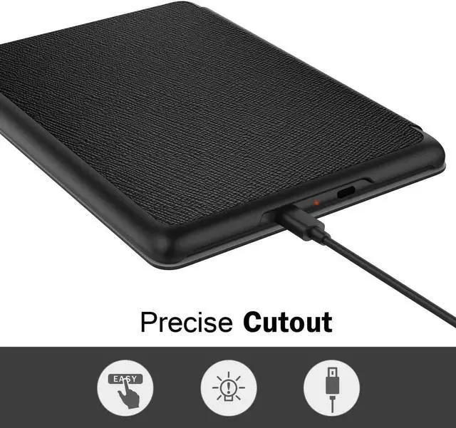 Alt view image 7 of 7 - Case Kindle Paperwhite - 10th Generation 2018 Releases - Thinnest Lightest Smart Shell Cover with Auto Wake / Sleep for Amazon Kindle Paperwhite 2018 E-Reader Green N/A