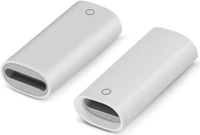 Main image of 2 Pack Adapter Replacement for Apple Pencil Pen Charging Adapter Female to Female Connector Lightning Cable Adapter for Apple iPad Pro 12.9 9.7 Pencil