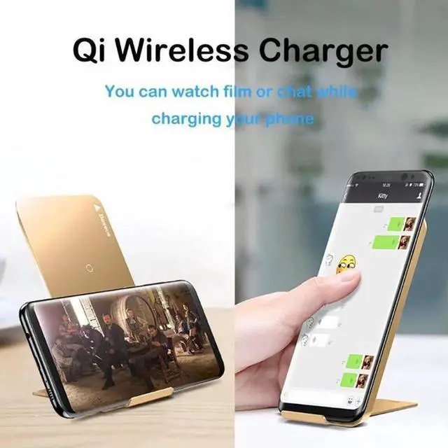 Alt view image 5 of 7 - Fast Qi Wireless Charger, Wireless Charging Stand Compatible with iPhone 14/13/12/11/SE/XS/XR/X/8,Samsung Galaxy S22 S21 S20 S10 S9 S8 Note 20/10/9/8 and Qi-Enabled Phone