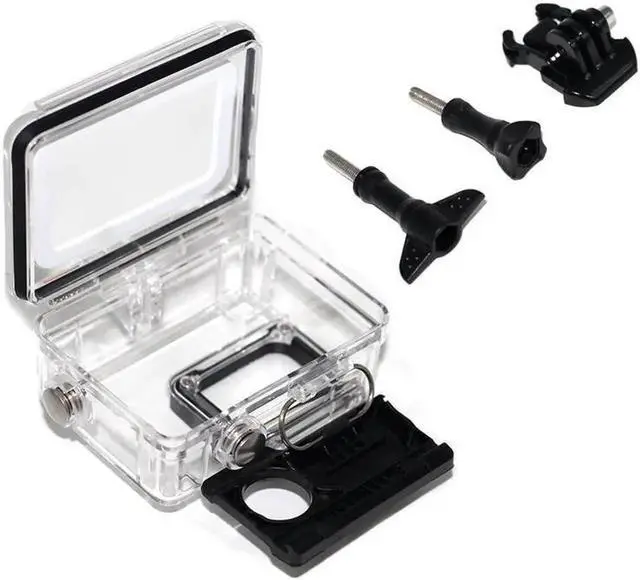 Alt view image 5 of 6 - Housing Case for GoPro Hero 7 Hero 6 Hero 5 Black/ GoPro HERO Waterproof Case Diving Protective Housing Shell 45m with Bracket Accessories for Go Pro Hero 2018 Hero7 Hero6 Hero5 Action Camera
