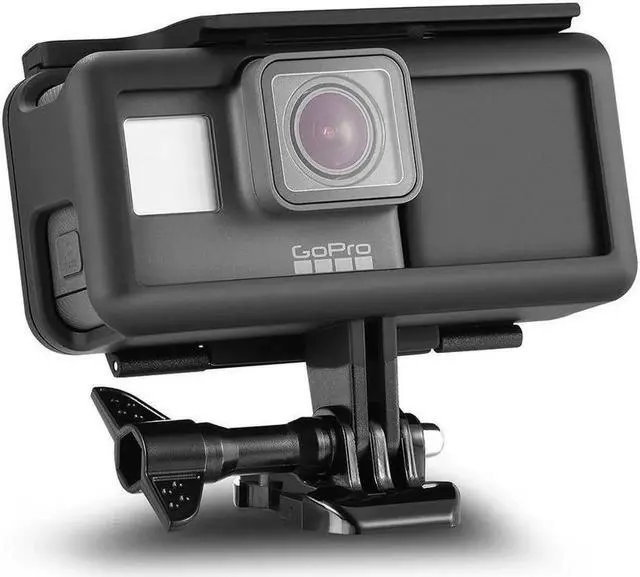 Alt view image 2 of 7 - Extended Battery for GoPro 5 GoPro 6 Hero (2018 ) Extra Battery with Shockproof Protective Frame Housing Case Cover Shell with Side Power Bank for GoPro Here 5 Hero 6 Hero (2018 ) Black