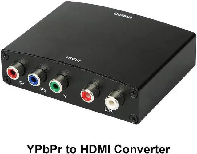 Main image of Converter Adapter Werleo 5RCA Component RGB YPbPr to HDMI Converter v1.3 HDCP 1080P Video Audio Converter Adapter for DVD PSP Xbox 360 to New HDTV Monitor