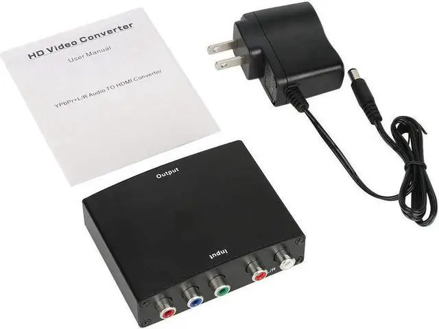 Alt view image 3 of 7 - Converter Adapter Werleo 5RCA Component RGB YPbPr to HDMI Converter v1.3 HDCP 1080P Video Audio Converter Adapter for DVD PSP Xbox 360 to New HDTV Monitor