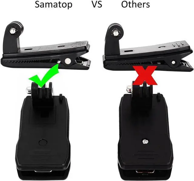 Alt view image 7 of 7 - Backpack Strap Mount Quick Clip Mount for Gopro Hero 6 Hero 5 Hero 4 Hero Session 3+ Hero 3 Hero 2 Camera