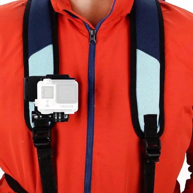 Alt view image 2 of 7 - Backpack Strap Mount Quick Clip Mount for Gopro Hero 6 Hero 5 Hero 4 Hero Session 3+ Hero 3 Hero 2 Camera