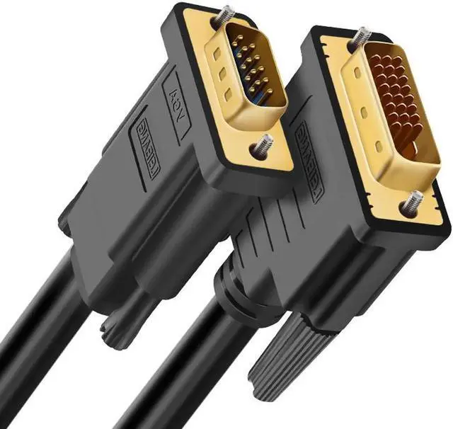 Alt view image 4 of 7 - 6FT Active DVI to VGA Cable DVI 24+1 DVI-D M to VGA Male With Chip Active Adapter Converter Cable for PC DVD Monitor HDTV