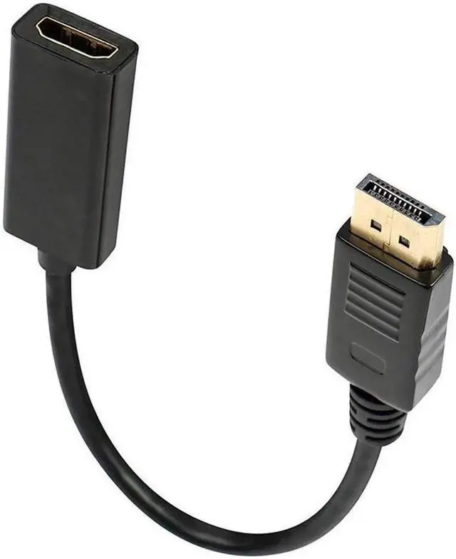Alt view image 3 of 5 - 2 Packs Display Port to HDMI Converter Werleo Displayport to HDMI Adapter Cable Male to Female for DisplayPort Enabled Desktops and Laptops to Connect to HDMI Displays adapter For for Lenovo Dell HP