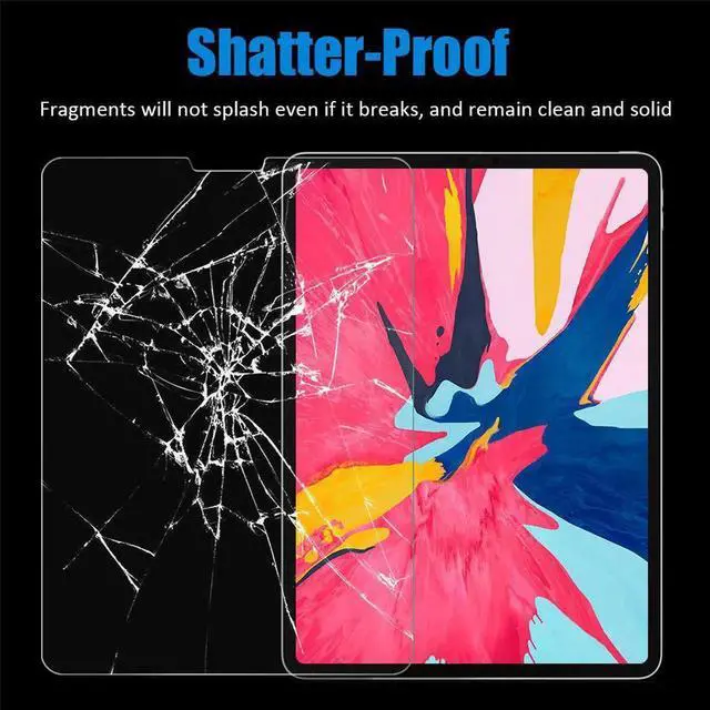 Alt view image 7 of 7 - iPad Pro 11 inch Screen Protector Werleo Face ID & Apple Pencil Compatible Tempered Glass Film Screen Protector for Apple iPad Pro 11" 2018