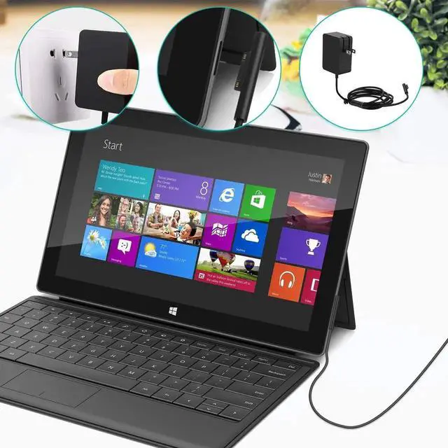 Alt view image 7 of 7 - 24W 15V 1.6A Surface Go Charger Power Supply for Microsoft Surface Go/Surface Pro 4 Core m3/Surface Pro 3 Core m3/Surface Pro 2017 Core m3 Tablet/Surface Laptop Core m3 Carrying Case