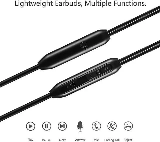 Alt view image 3 of 6 - in-Ear Earbuds Headphones Werleo Magnetic Wired Earphones Stereo Bass Noise Cancelling Ear Buds Headsets with Microphone and Volume Control for All 3.5mm Jack Phones