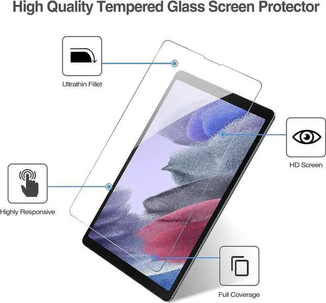 Alt view image 6 of 7 - [2 Pack] Galaxy Tab A7 Lite 8.7 Inch 2021 Screen Protectors SM-T220 T225 T227, Tempered Glass Screen Film Guard for Samsung Galaxy Tab A7 Lite 8.7" 2021 Release SM-T220 SM-T225 SM-T227