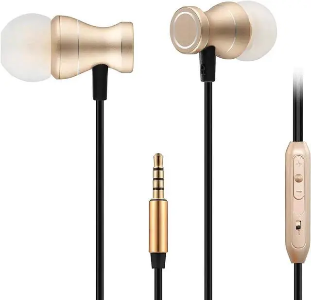 Alt view image 2 of 7 - in-Ear Earbuds Headphones Werleo Magnetic Wired Earphones Stereo Bass Noise Cancelling Ear Buds Headsets with Microphone and Volume Control for All 3.5mm Jack Phones