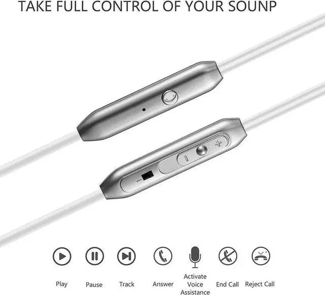 Alt view image 6 of 7 - in-Ear Earbuds Headphones Werleo Magnetic Wired Earphones Stereo Bass Noise Cancelling Ear Buds Headsets with Microphone and Volume Control for All 3.5mm Jack Phones
