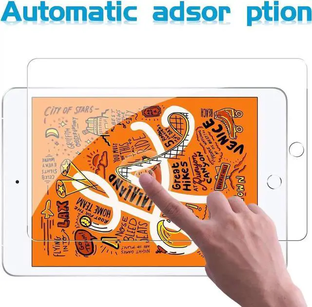 Alt view image 4 of 6 - [2 Pack] Screen Protector for iPad Mini 5 2019, Easy Installation Tempered Glass for iPad Mini 5 and iPad Mini 4 7.9 inch