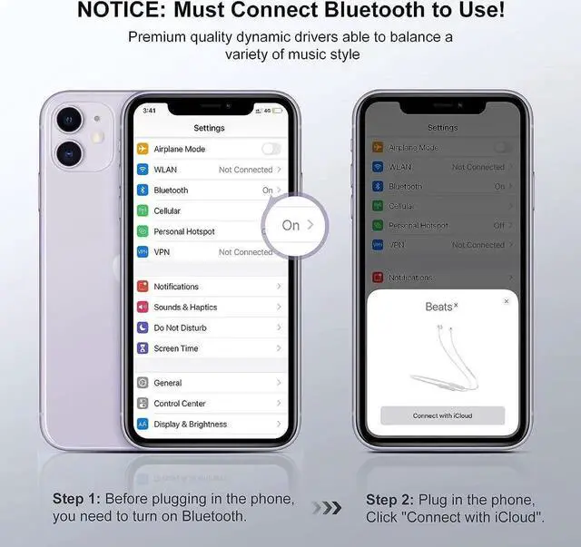 Alt view image 4 of 7 - 2 Packs In-Ear Headphones for iPhone 15/14/13/12/11/SE/X/XR/XS/8/7 Wired Earbuds with Microphone Volume Control Earpieces HiFi Stereo Headsets