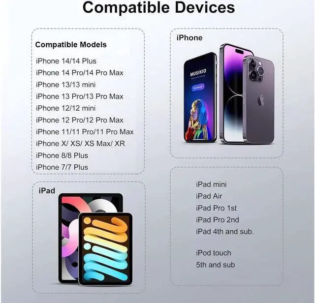 Alt view image 2 of 7 - 2 Packs In-Ear Headphones for iPhone 15/14/13/12/11/SE/X/XR/XS/8/7 Wired Earbuds with Microphone Volume Control Earpieces HiFi Stereo Headsets