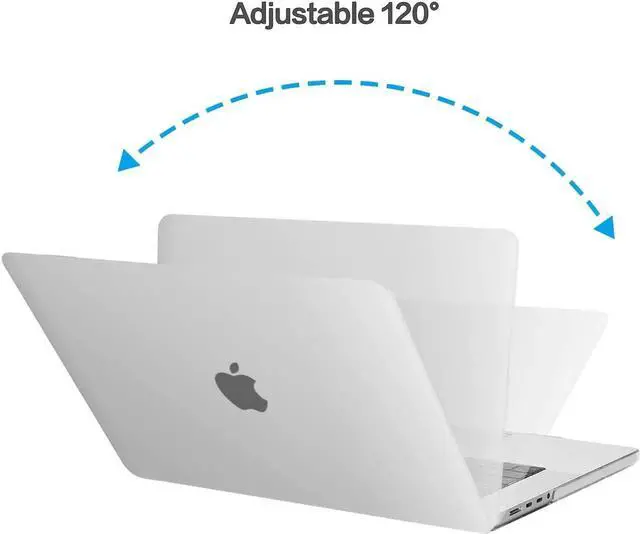 Alt view image 3 of 6 - Case for New 2021 MacBook Pro 16 Inch A2485 M1 Pro Max, Hard Shell Case with Keyboard Cover for Apple Mac Pro 16 with Touch ID