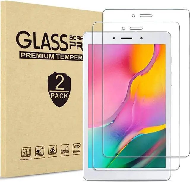 Main image of [2-Pack] Screen Protector for Samsung Galaxy Tab A 8.0 inch 2019, SM-T290/T295/T297, Tempered Glass Film, Ultra Clear, Anti Scratch, Bubble Free