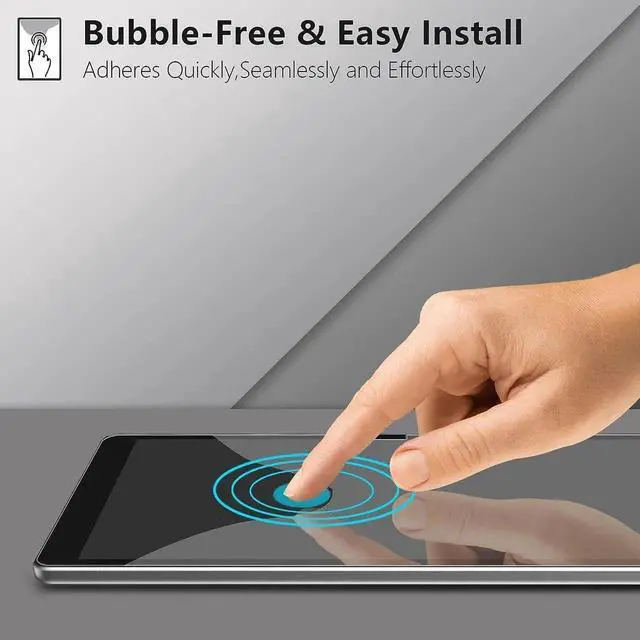 Alt view image 6 of 7 - Screen Protector for Galaxy Tab A8 2022, High Definition/9H Hardness Tempered Glass Screen Protector Film for Samsung Galaxy Tab A8 10.5 Inch 2022 Model SM-X200/X205/X207