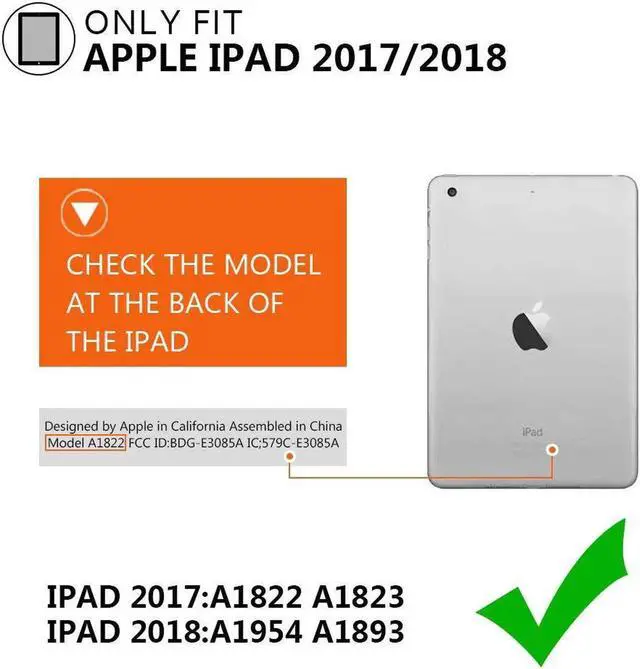 Alt view image 6 of 7 - New iPad 9.7 2018 2017 Case 5th 6th Generation Three Layer Heavy Duty Soft Silicone Hard Bumper Case with Kickstand and Shoulder strap Shockproof Durable Rugged Case for New iPad 9.7 Inch 2018 2017