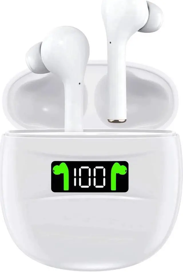 Main image of Wireless Earbuds Bluetooth 5.0 IPX7 Waterproof Headphones with Digital Intelligence LED Display Charging Case HD Stereo Built-in Mic in-Ear Sports Earphones 80 Hrs Playtime for Running Gym Office