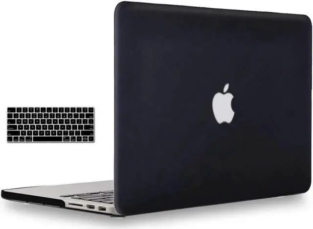Main image of Macbook Pro 13 inch Retina Case Rubberized Hard Case for MacBook Pro 13.3" with Retina Display A1502 A1425 Shell Cover with Keyboard Skin Black