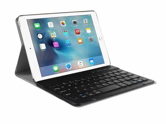 Alt view image 3 of 7 - Werleo iPad mini 4 Keyboard Case Slim Shell Lightweight Cover with Magnetically Detachable Wireless Bluetooth Keyboard for Apple iPad mini 4 2015 Release