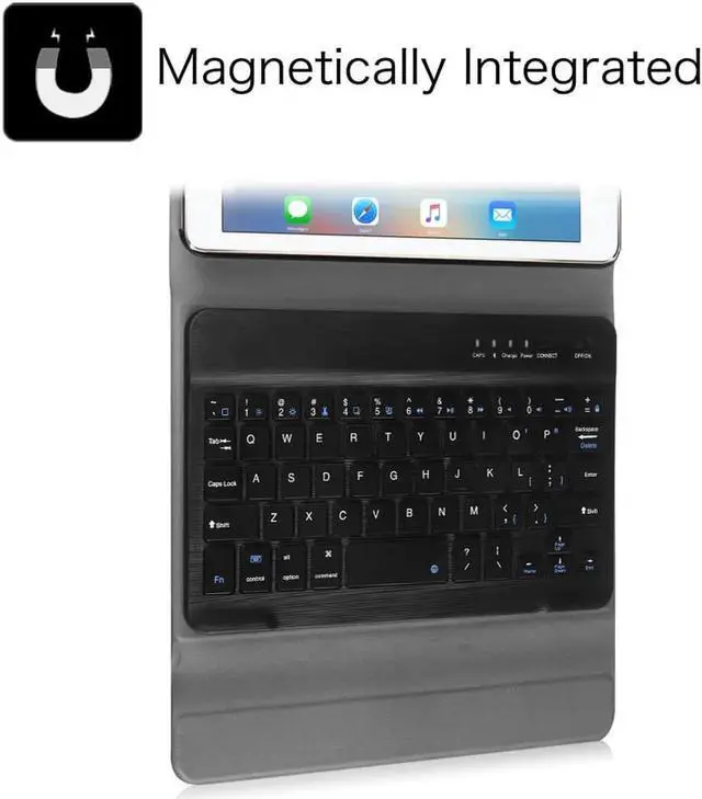 Alt view image 7 of 7 - Werleo iPad mini 4 Keyboard Case Slim Shell Lightweight Cover with Magnetically Detachable Wireless Bluetooth Keyboard for Apple iPad mini 4 2015 Release