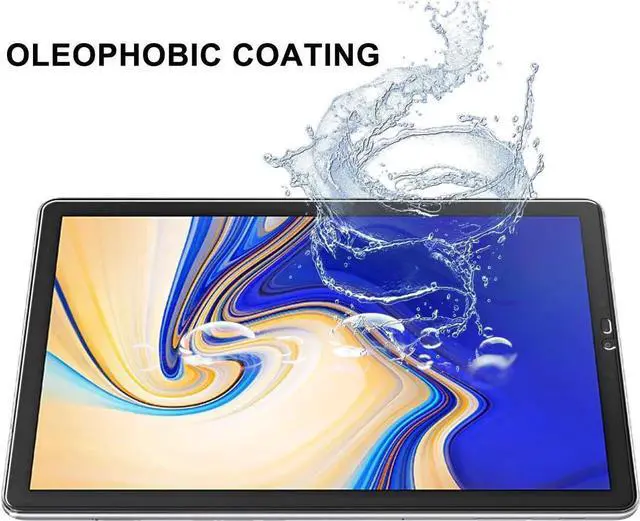 Alt view image 2 of 7 - [2-Pack] Screen Protector for Samsung Galaxy Tab S4 10.5 inch 2018, SM-T830/SM-T835/SM-T837 Tempered Glass Screen Protector Film, S-Pen Compatible,Scratch Resistant