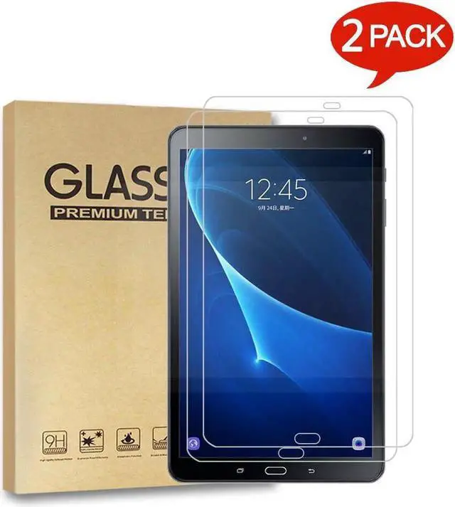 Main image of [2-Pack] Screen Protector for Samsung Galaxy Tab A 10.1 inch 2016 SM-T580 SM-T585 SM-T587 Tempered Glass Screen Protector Film, S Pen Compatible, Scratch Resistant
