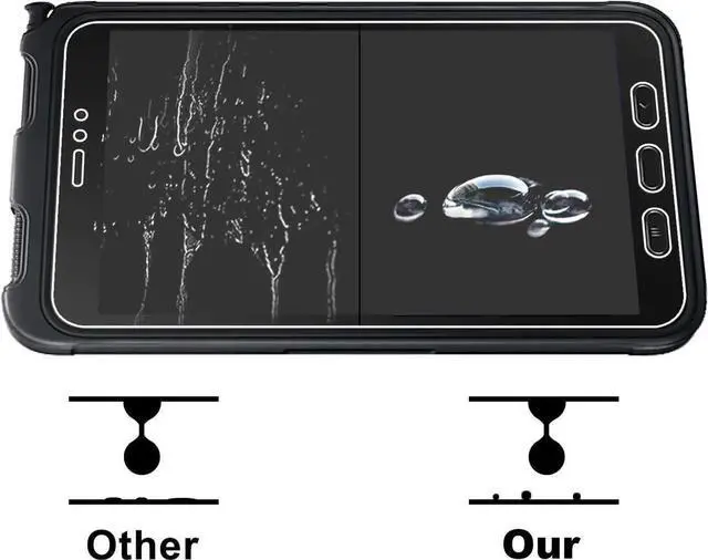 Alt view image 2 of 7 - [2-Pack] Screen Protector for Samsung Galaxy Tab Active 3 8.0 Inch SM-T570/SM-T575/SM-T577 Tempered Glass Screen Protector Film, S-Pen Compatible,Scratch Resistant