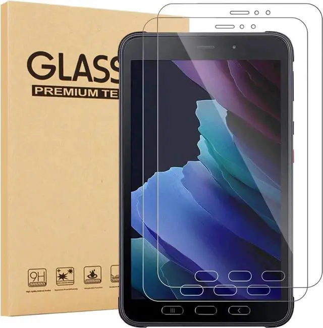 Main image of [2-Pack] Screen Protector for Samsung Galaxy Tab Active 3 8.0 Inch SM-T570/SM-T575/SM-T577 Tempered Glass Screen Protector Film, S-Pen Compatible,Scratch Resistant