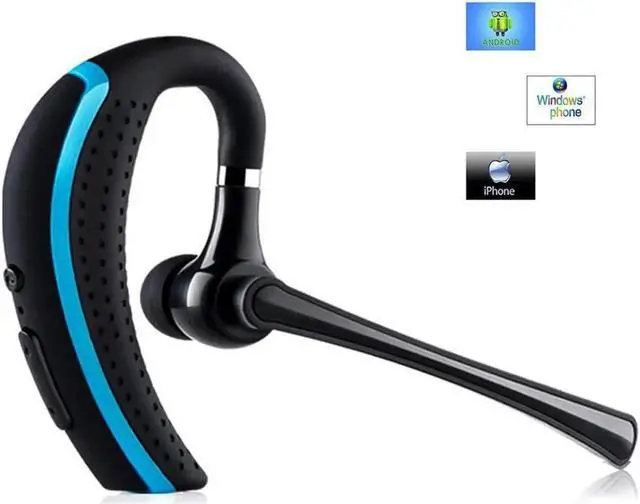 Main image of Bluetooth Headset, Wireless Earpiece Hands Free Business Earphones In-ear Earbuds with Noise Canceling Mic for Business/Office/Driving, Work for iPhone/Samsung/Android Cell Phones