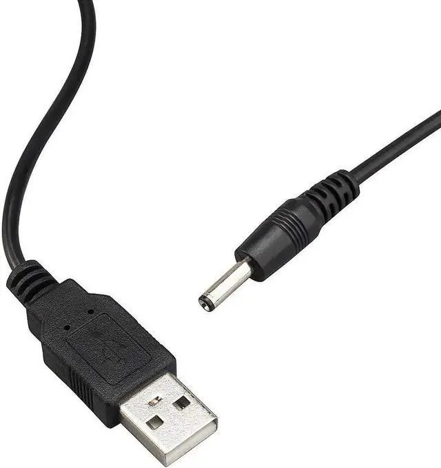 Alt view image 4 of 5 - 3 Packs 3FT USB 2.0 A Type Male to DC 3.5x1.35mm 5V DC Barrel Jack Power Cable Cord Black Usb to 5V Power Cable Usb to Dc Power Cable
