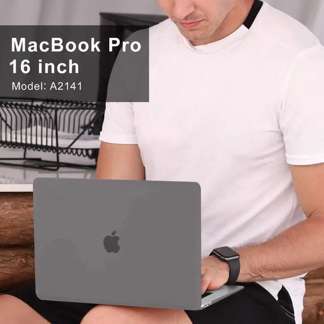Alt view image 3 of 7 - MacBook Pro 16 inch Case 2019 Release A2141 with Keyboard Cover Skin for New 16 inch MacBook Pro Case with Touch Bar Soft Touch Plastic Hard Shell